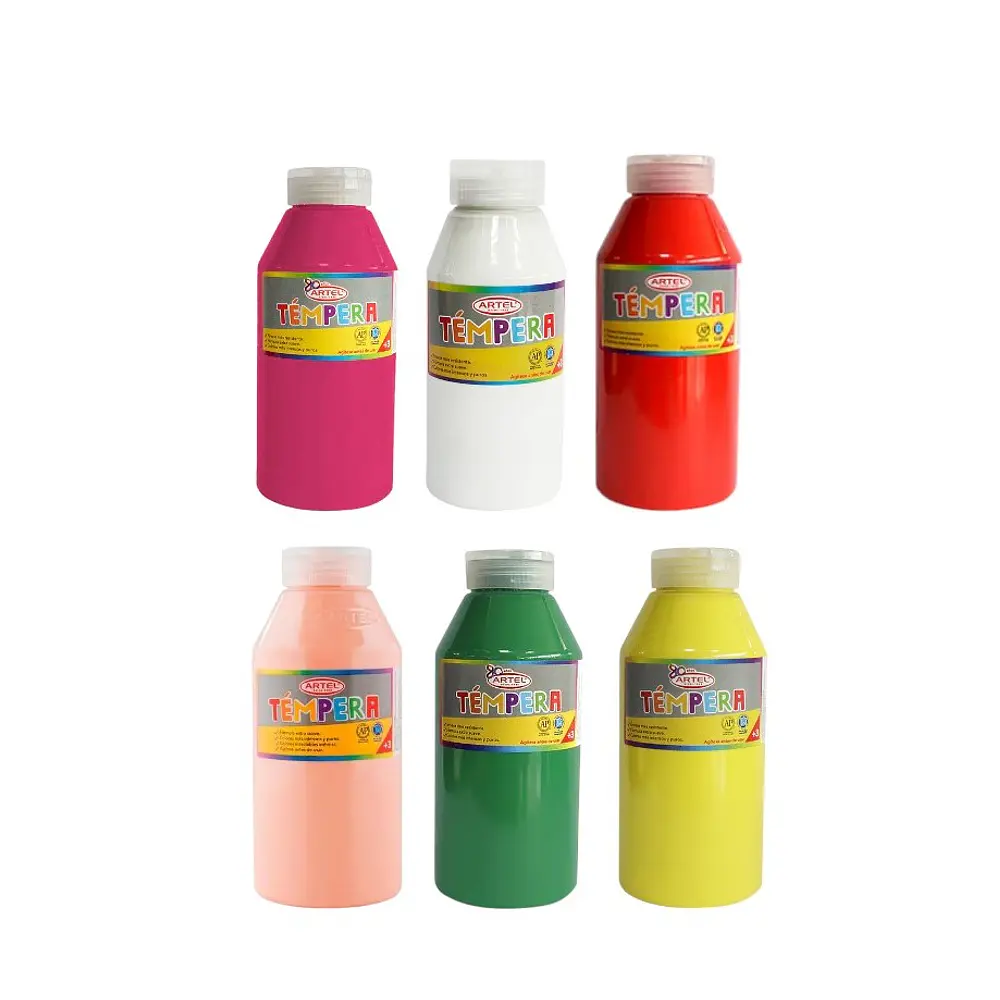 TEMPERA 500CC.  DIFERENTES COLORES ARTEL
