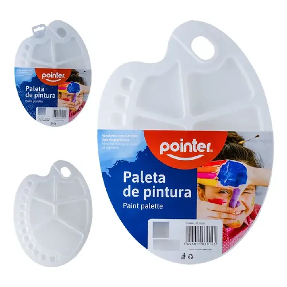PALETA  PLASTICA PARA MEZCLAR PINTURA
