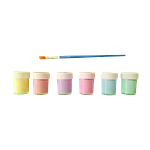 TEMPERA PASTEL 6 COLORES 18ML C/PINCEL