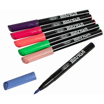 MARCADORES BRUSH COLORES FLORALES