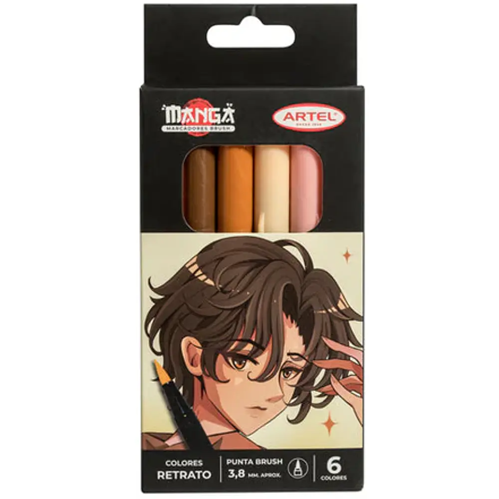 MARCADORES BRUSH COLORES RETRATO