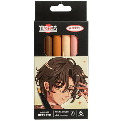 MARCADORES BRUSH COLORES RETRATO