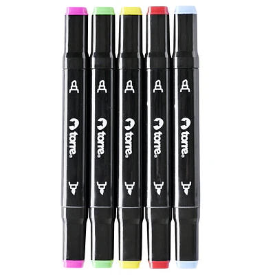 MARCADORES DE ILUSTRACION DOBLE PUNTA 60 COLORES