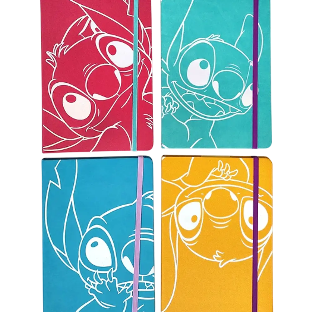 LIBRETA STITCH 21X15CMS