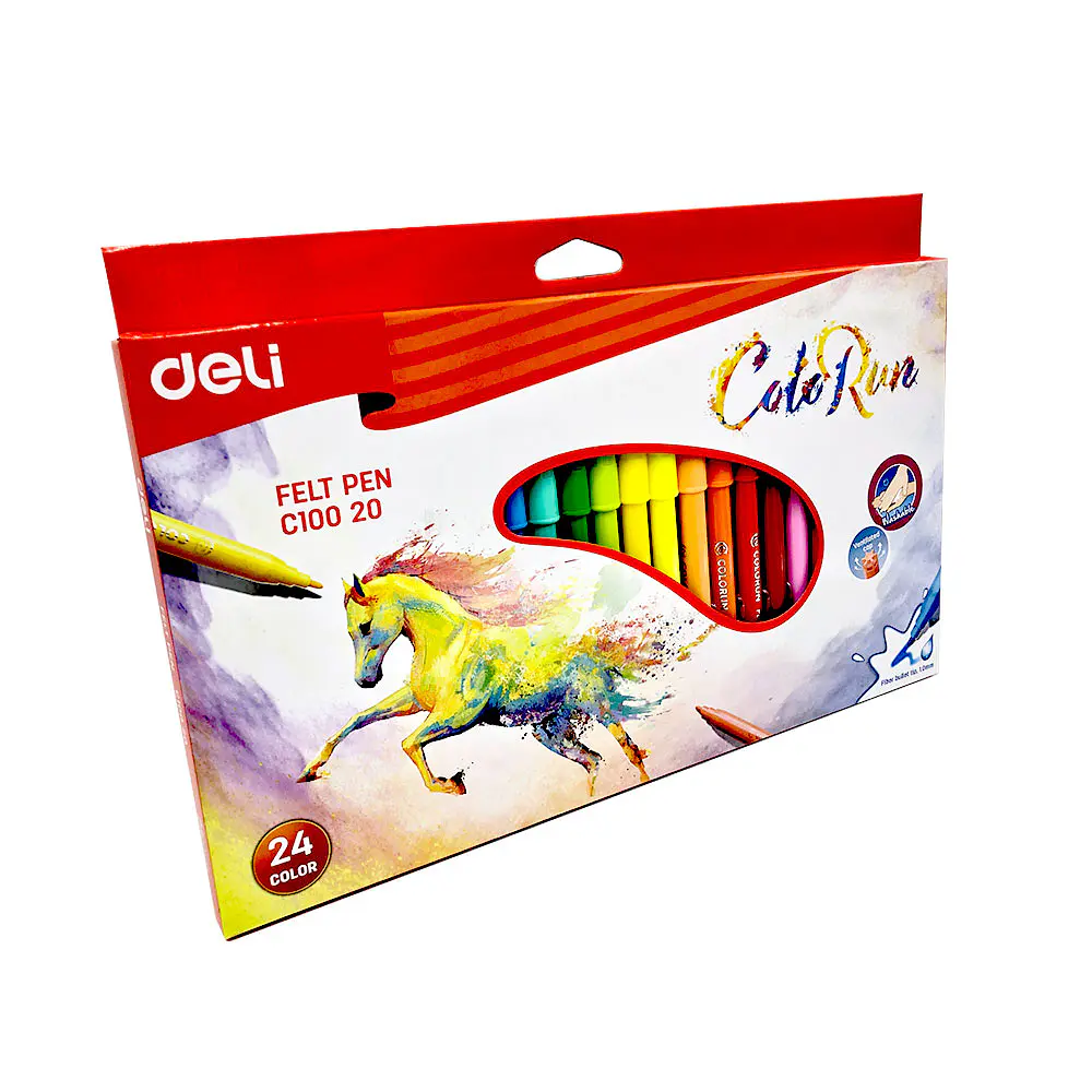 MARCADORES ESCOLAR 24 COLORES