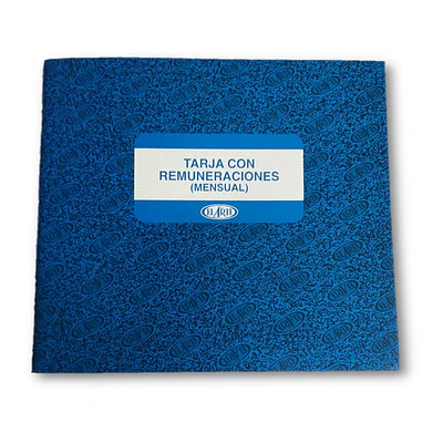 LIBRETA TARJA CON REMUNERACIONES