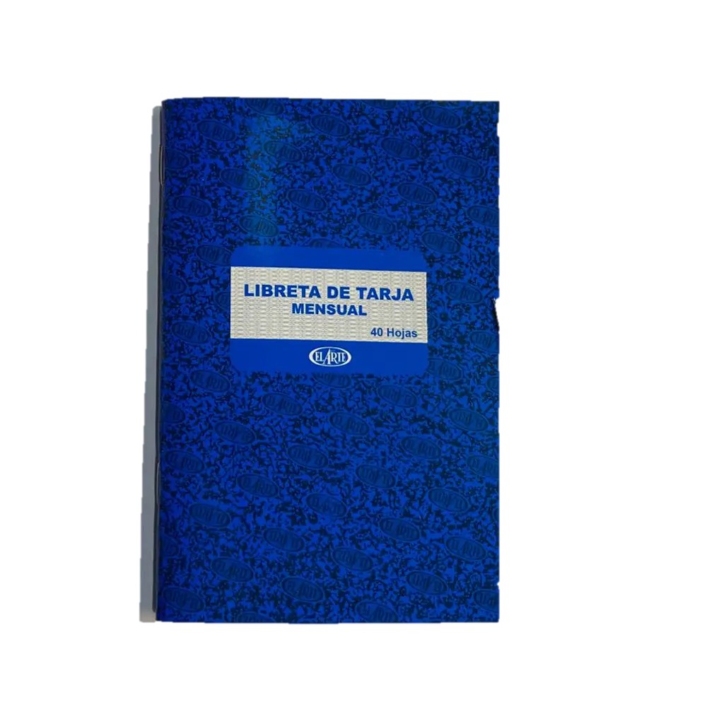 LIBRETA TARJA T/TERMOLAMINADA (CU120)