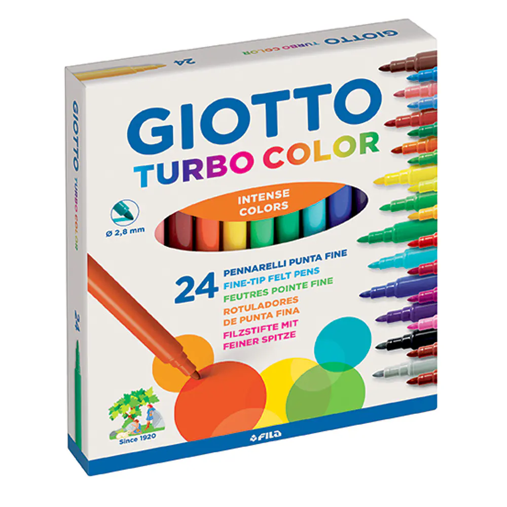 MARCADORES GIOTTO TURBO COLOR 24 COLORES