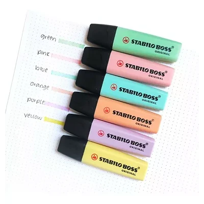  SET DESTACADOR PASTEL STABILO BOSS