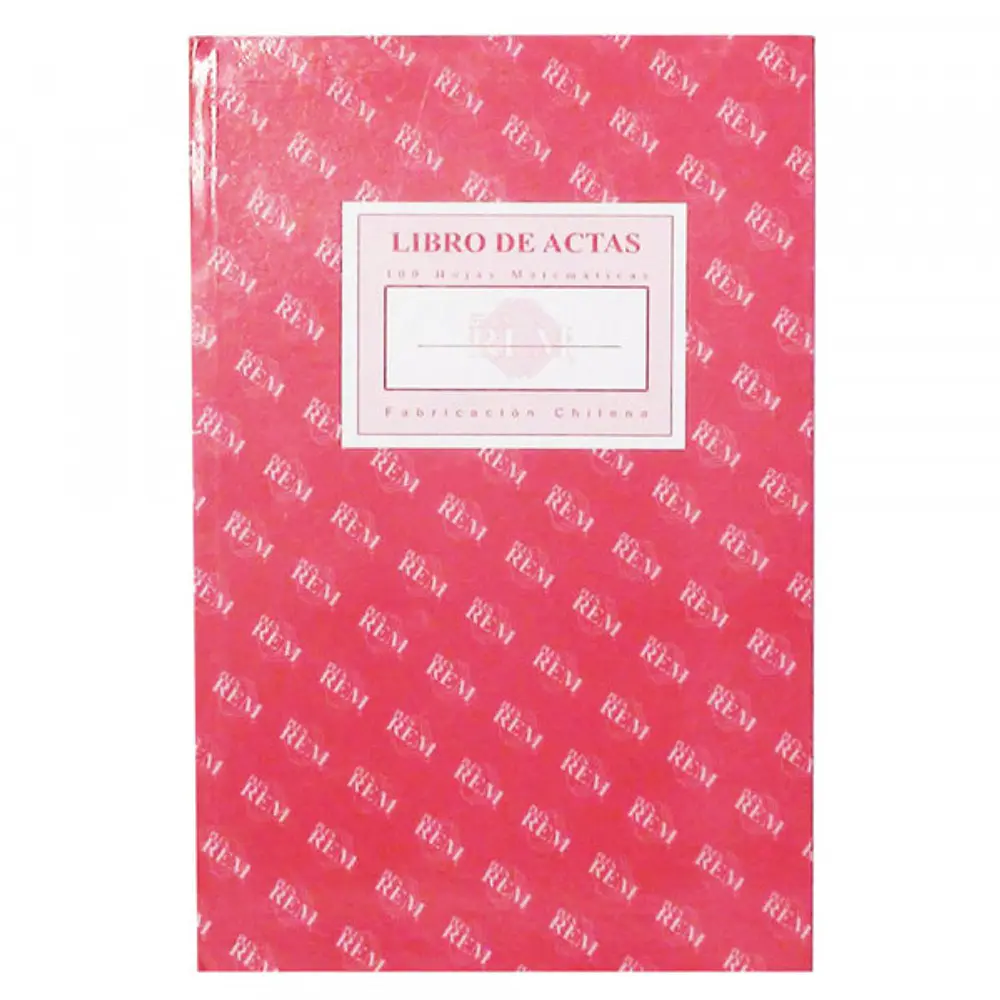 LIBRO ACTAS REM MATEMÁTICAS 7MM - DIFERENTES GROSORES