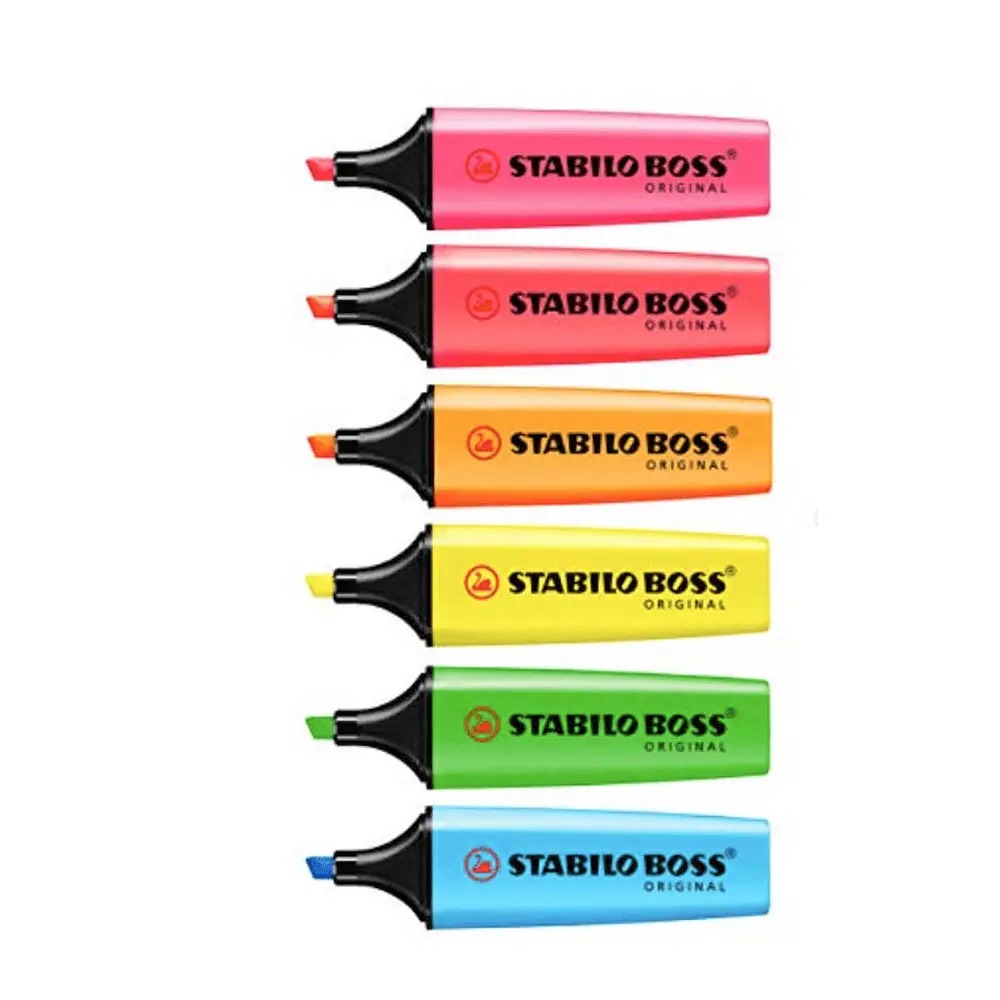 DESTACADOR STABILO BOSS - DIFERENTES COLORES