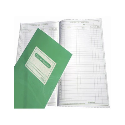 LIBRO ASISTENCIA REM - DIFERENTE CANTIDAD DE HOJAS