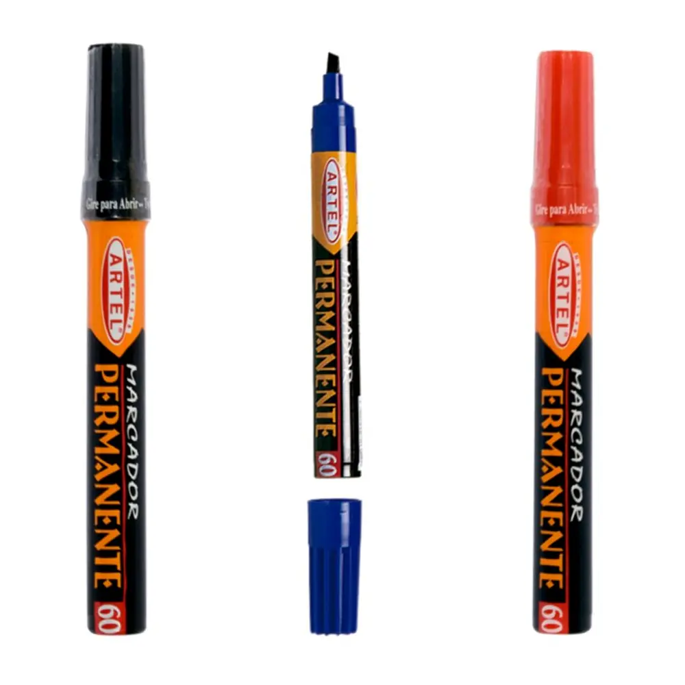 MARCADOR PERMANENTE ARTEL PUNTA BISELADA - DIFERENTES COLORES