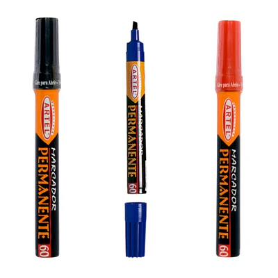 MARCADOR PERMANENTE ARTEL PUNTA BISELADA - DIFERENTES COLORES