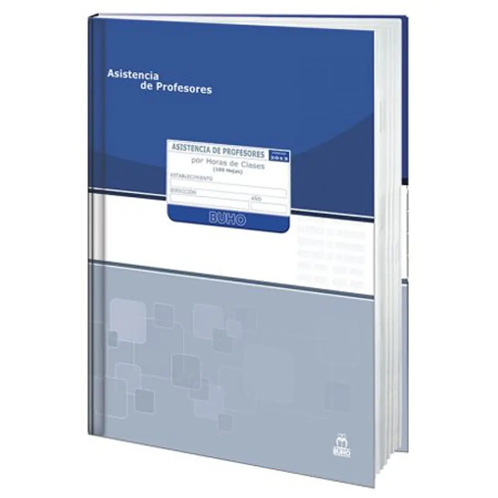 LIBRO CLASES BUHO ASISTENCIA PROFESOR POR JORNADA