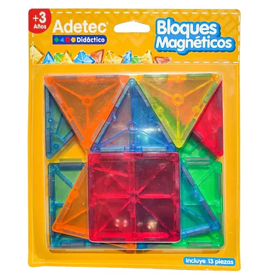 DIDACTICO BLOQUES MAGNETICOS 13 PIEZAS