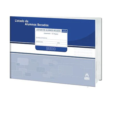 LIBRO CLASES REGISTRO ALUMNOS BECADOS