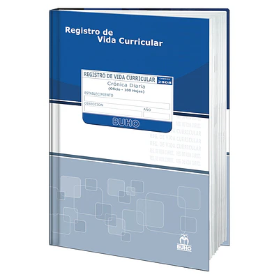 LIBRO CLASES REGISTRO DE VIDA CURRICULAR CRÓNICA