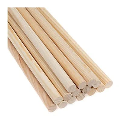 PALOS DE MAQUETA REDONDOS DIFERENTES MEDIDAS.