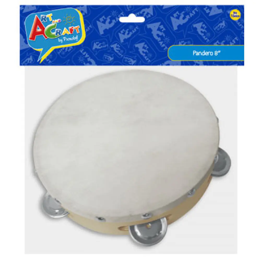 PANDERO MUSICAL 8" ART AND CRAFT