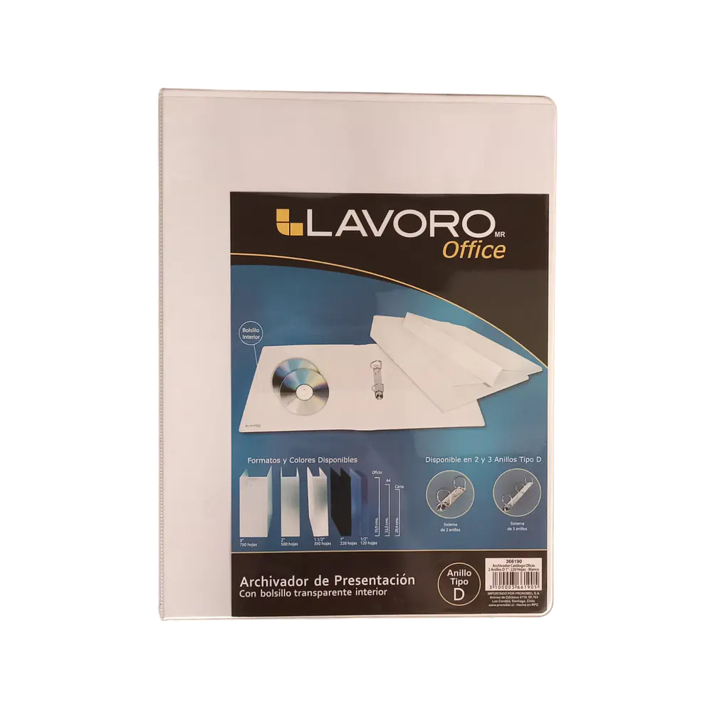 CARPETA 2  ANILLOS OFICIO 1" 