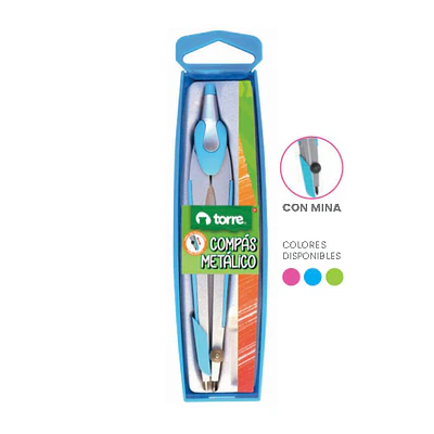 BL.COMPÁS METALICO CON MINA