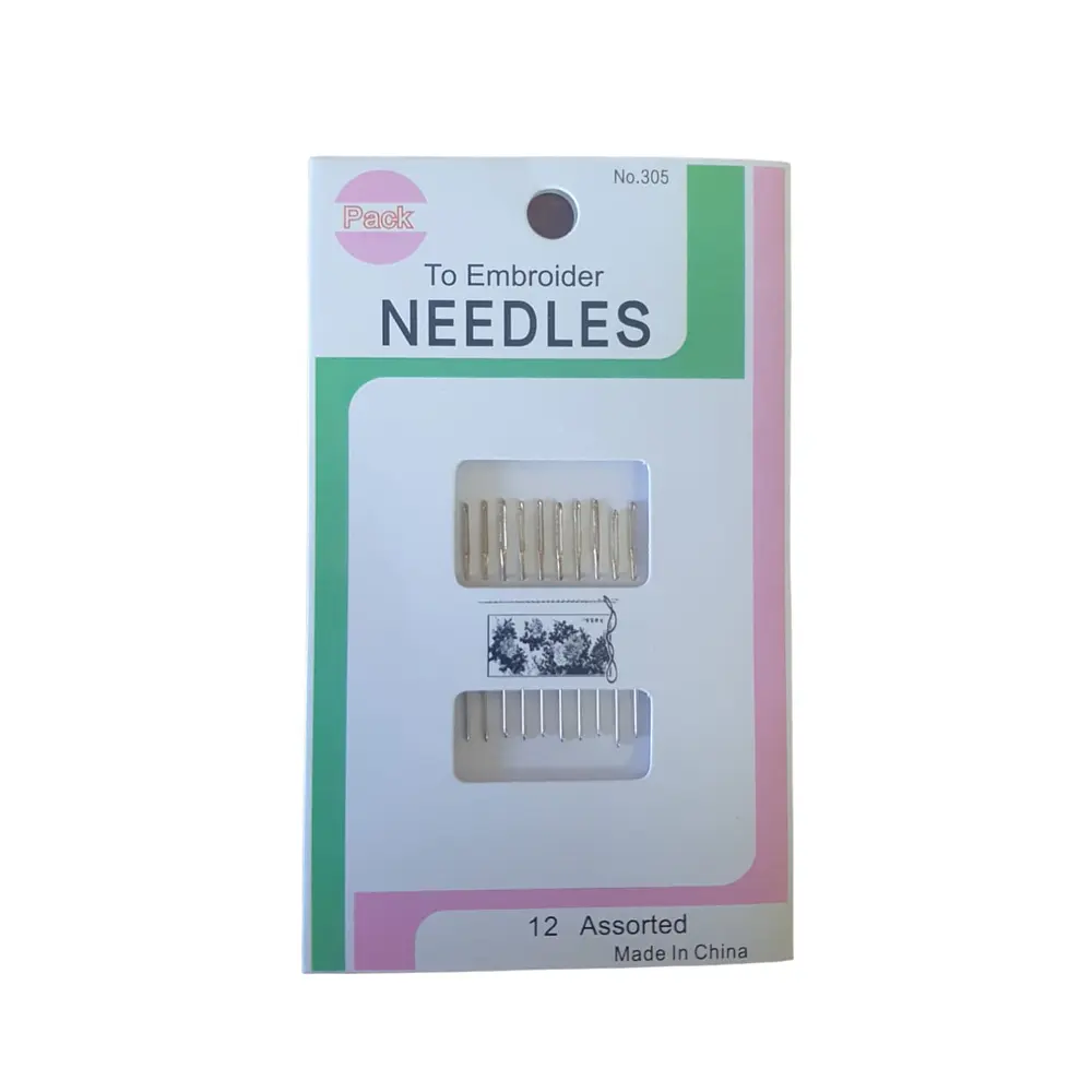 BLISTER AGUJAS BORDAR 12 UNIDADES