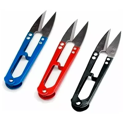 TIJERA CORTA HILACHA METALICA COLORES