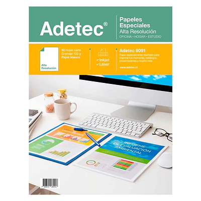 PAPEL ALTA RESOLUCIÓN 100 GRS 50 HJS