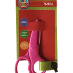 TIJERA ESCOLAR 13CM PLÁSTICA DISEÑO/COLORES