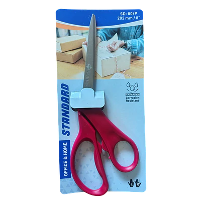 TIJERA ESCRITORIO 8" MANGO PLASTICO