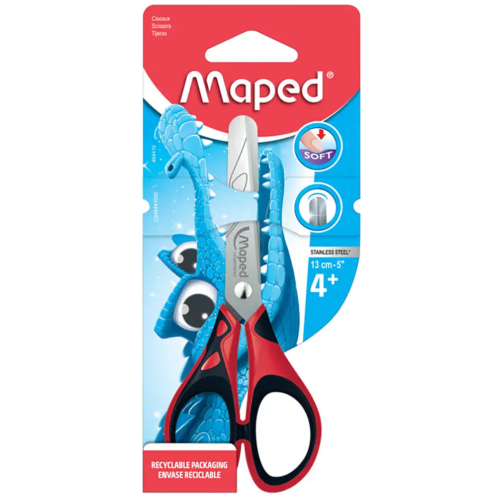 TIJERA MAPED ESSENTIALS SOFT 13 CM 