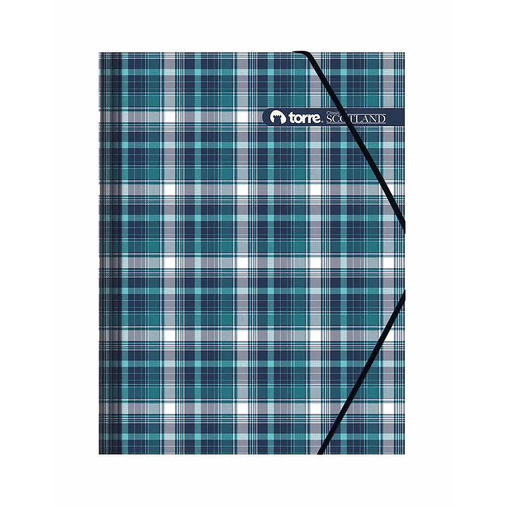 CARPETA CARTON CON ELASTICO SCOTLAND