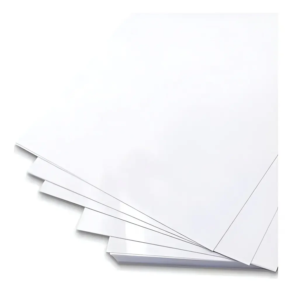 PAPEL COUCHE BRILLANTE CARTA BLANCO 100GRS
