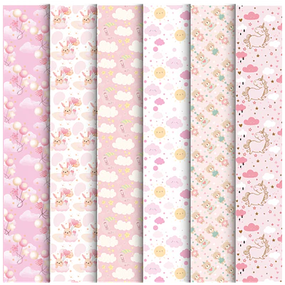 PAPEL DE REGALOS BABY GIRL