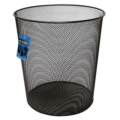 PAPELERO MALLA METAL 24 X 30 X 35CM 