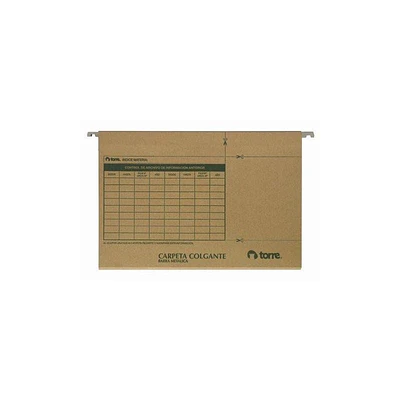 CARPETA COLGANTE KRAFT FLEJE METAL TORRE