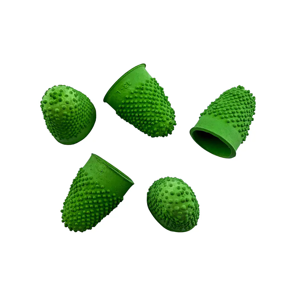 DEDAL DE GOMA Nº13 19MM VERDE