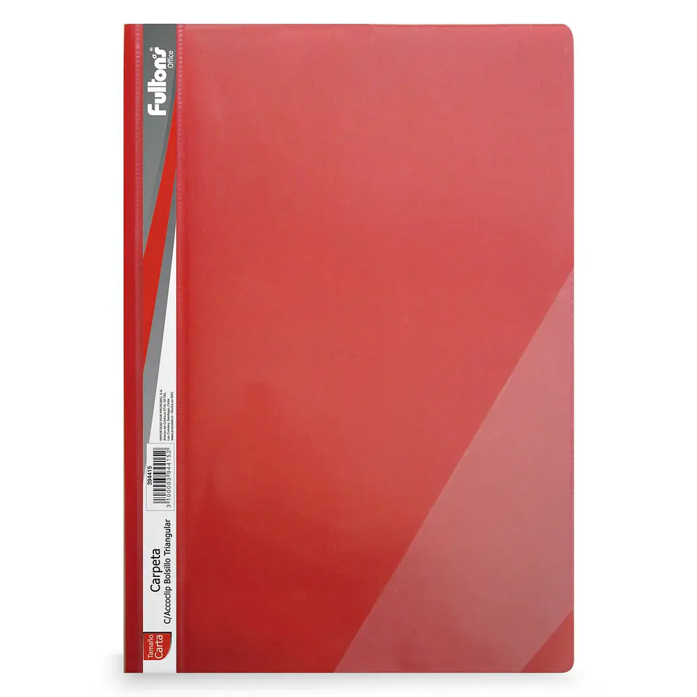 CARPETA CON ACCOCLIP BOLSILLO OFICIO - DIFERENTES COLORES