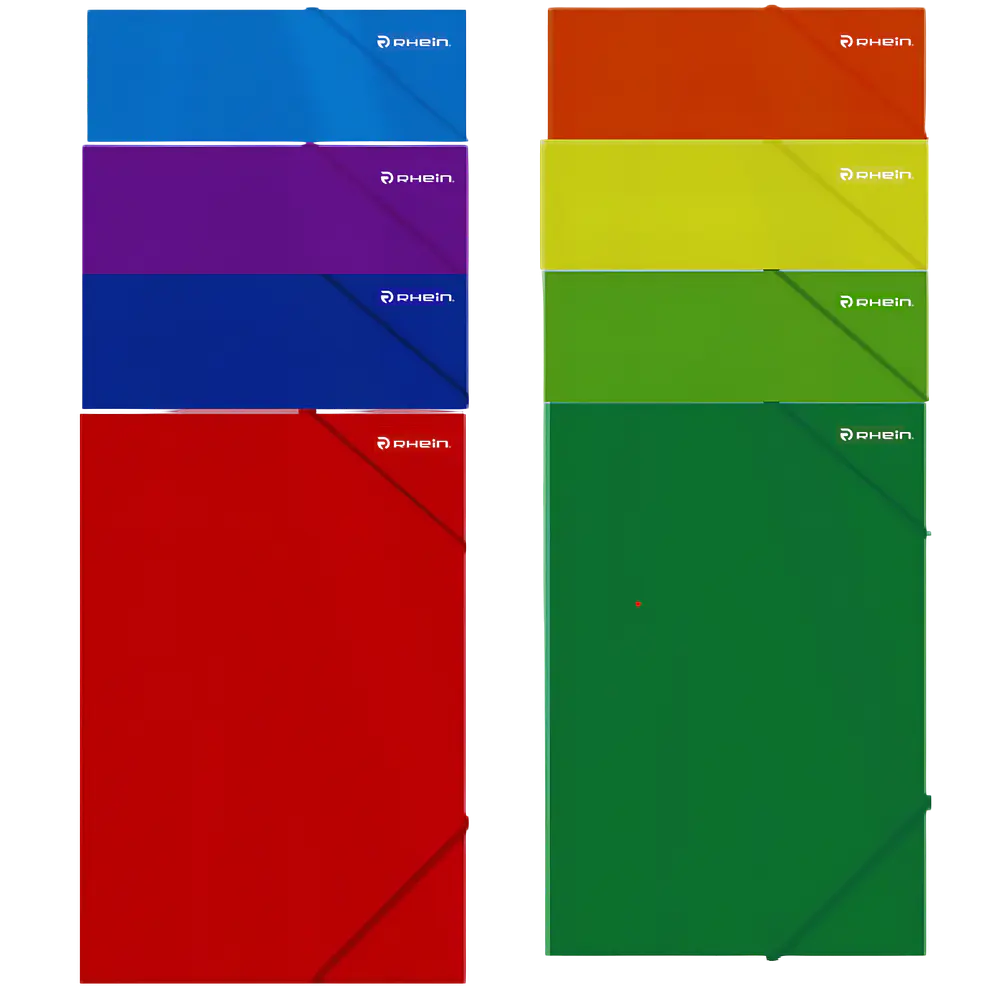 CARPETA CON ELASTICO - DIFERENTES COLORES