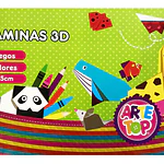 CARPETA DE PAPEL LAMINAS 3D 