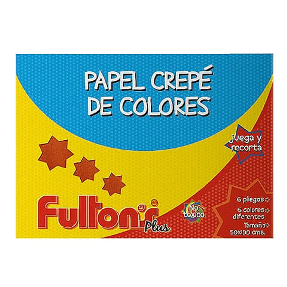 CARPETA ESCOLAR DE PAPEL CREPÉ