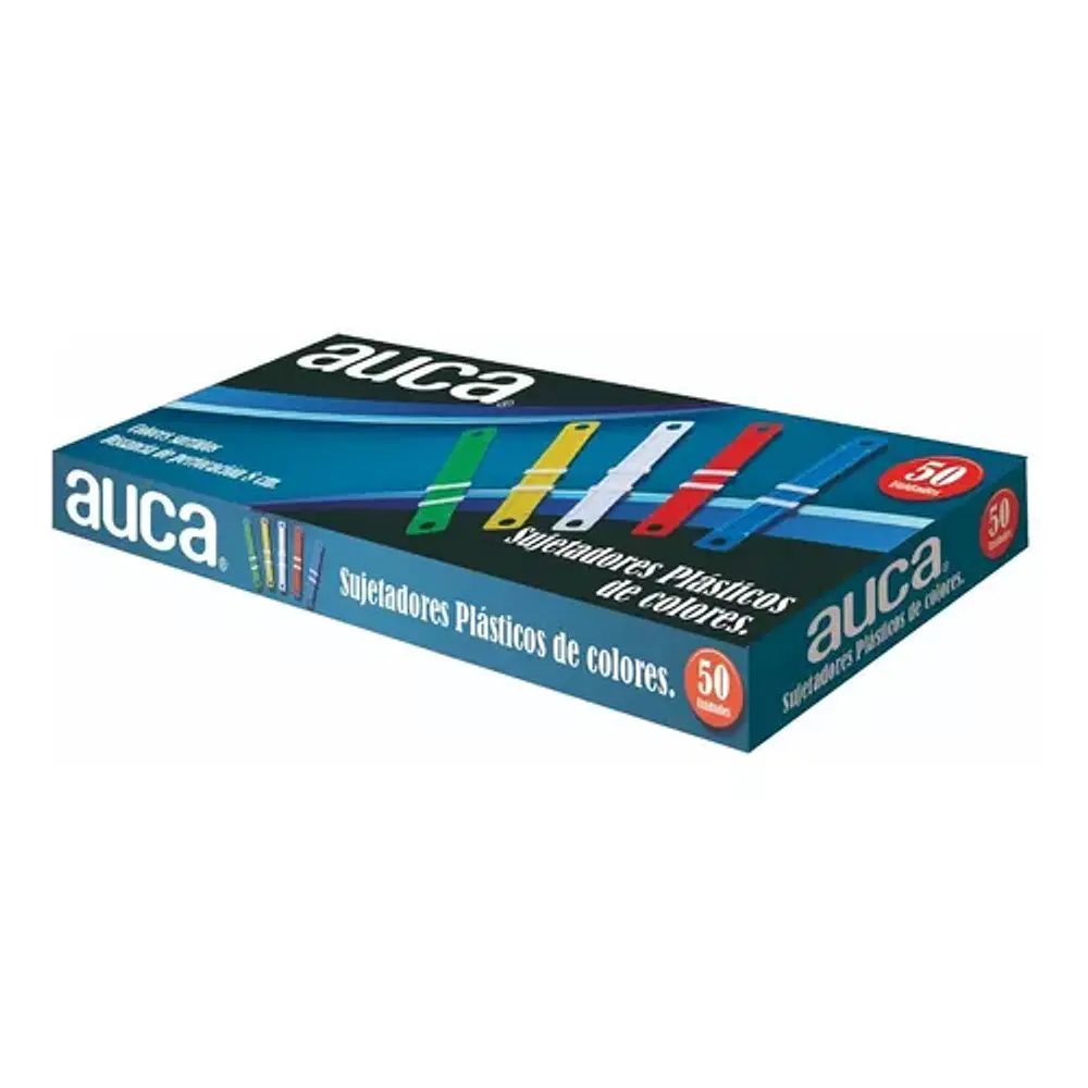 ACCO CLIP PLASTICO CAJA 50 UNIDADES