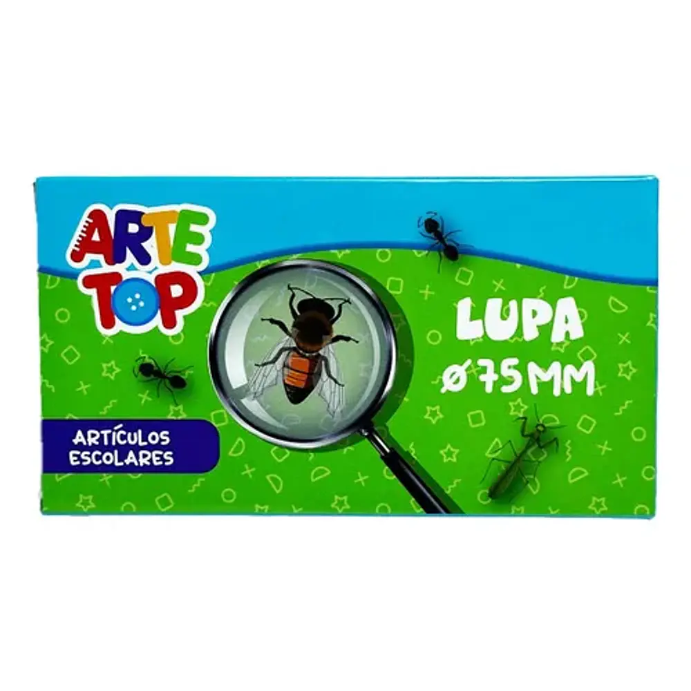 LUPA ESCOLAR DE 75MM.
