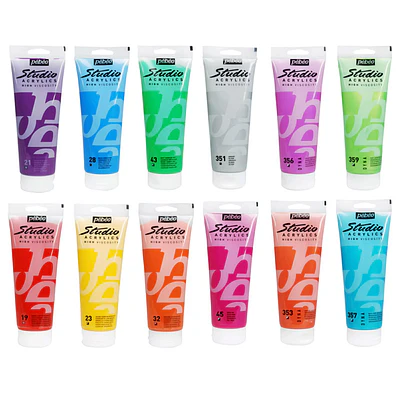 ACRILICO STUDIO 100ML. PEBEO DIFERENTES COLORES