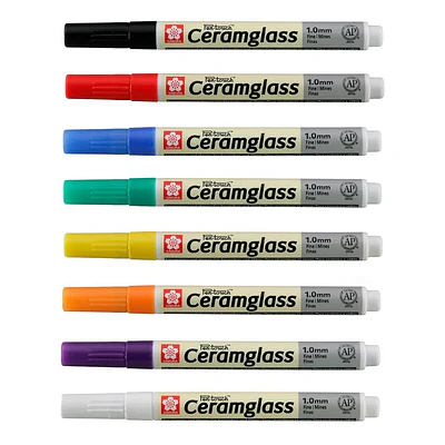 MARCADOR CERÁMICA Y VIDRIO SAKURA 1MM - DIFERENTES COLORES