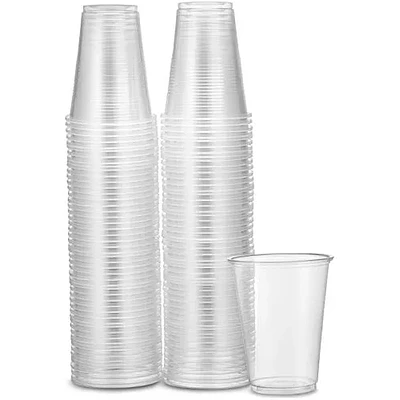 VASO PLASTICO TRANSPARENTE 200 CC.