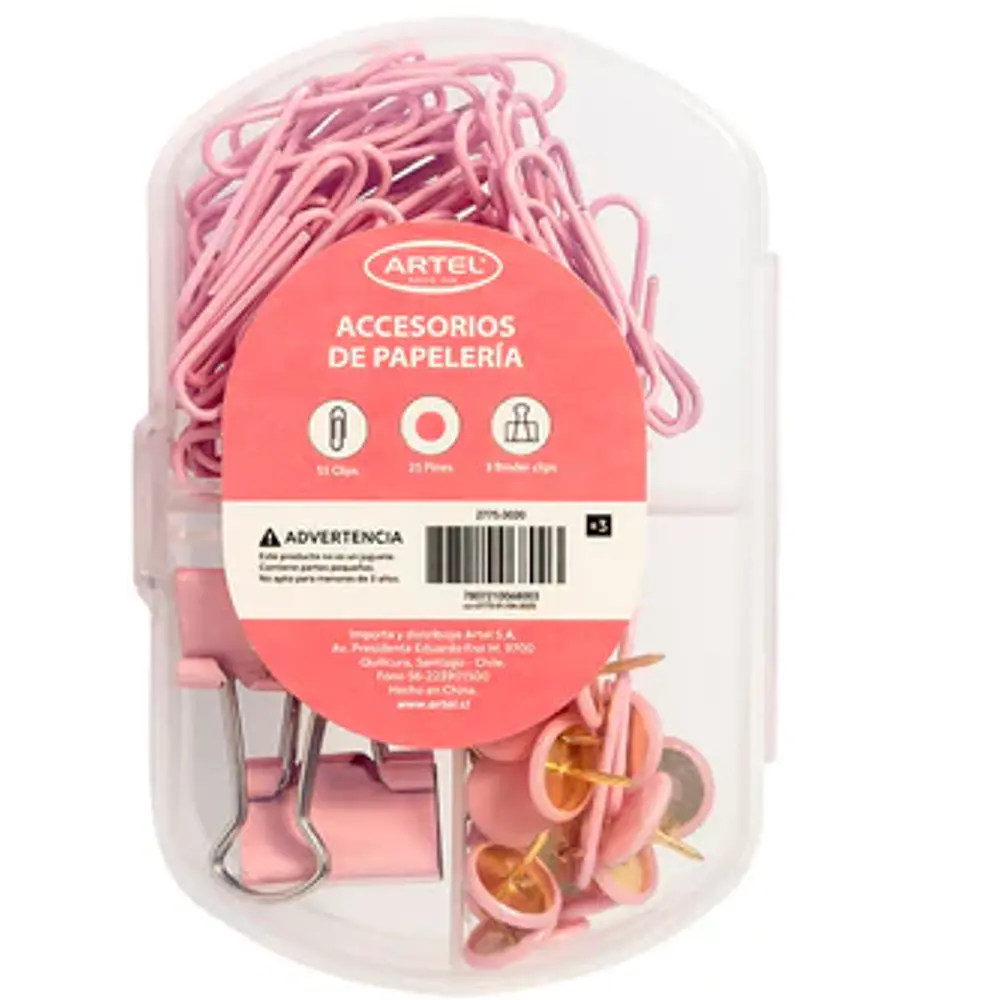 SET ACCESORIOS OFICINA PASTEL