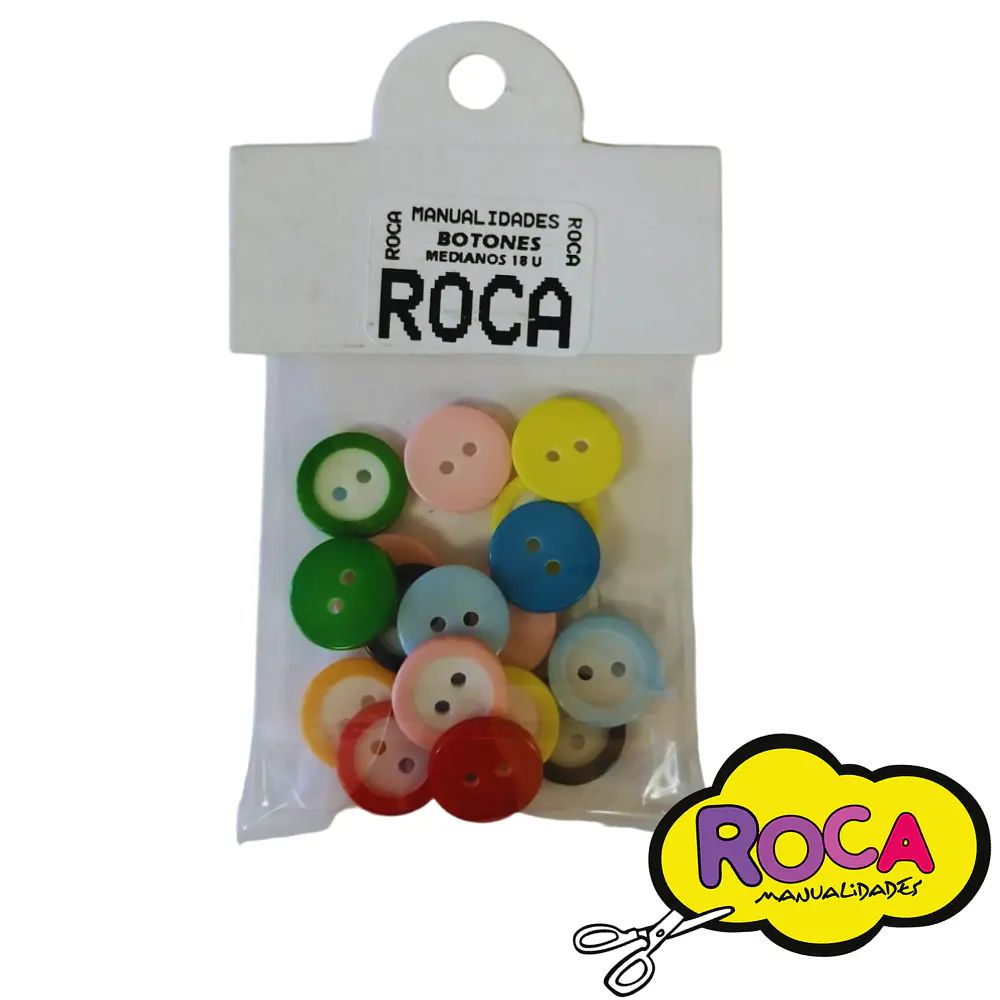 SET BOTONES 18 UNIDADES MEDIANOS