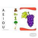 LAMINA VOCALES 17X12 CMS. (034)